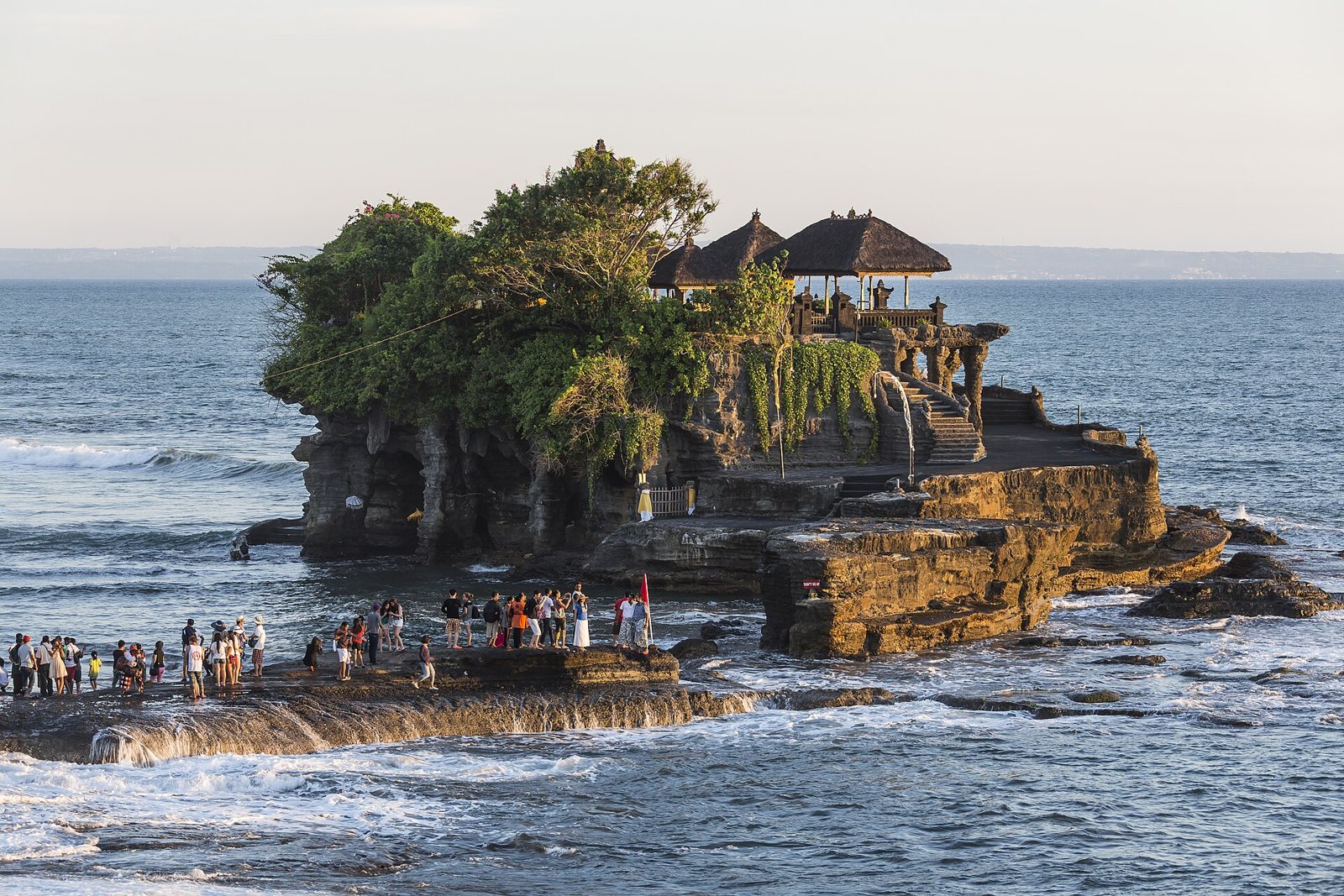 Tanah Lot temple on the sea, Tabanan